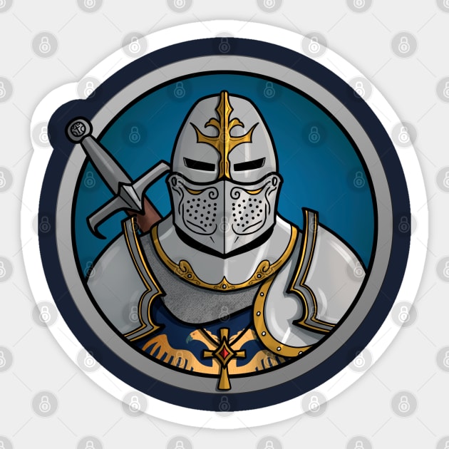 Sir Gawain Sticker by Carlos M.R. Alves